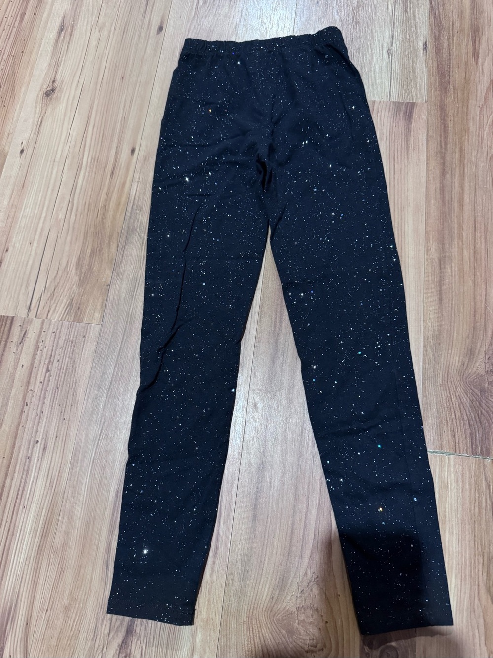 Kids Black Sparkle Leggings